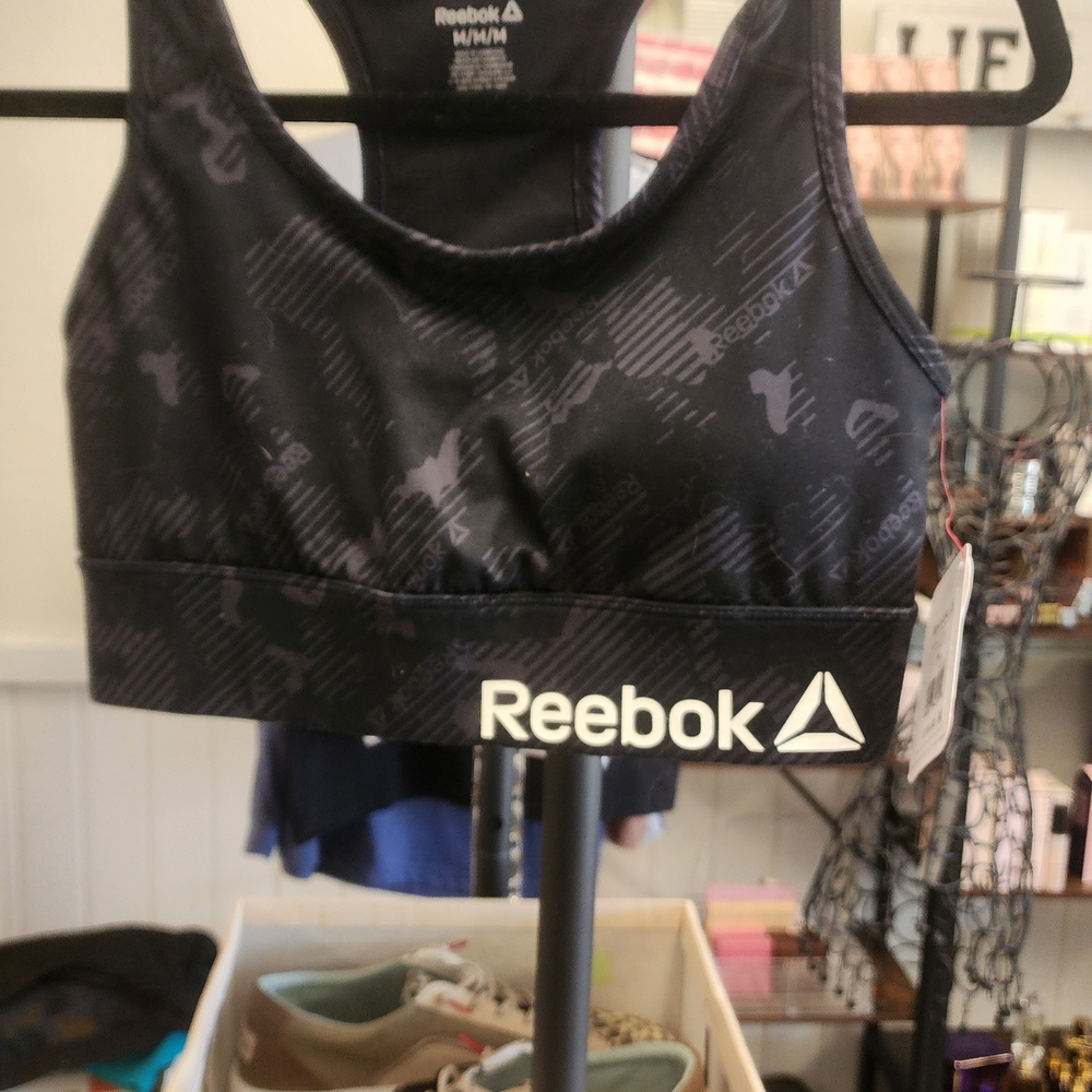 Reebok Black Sports Bra